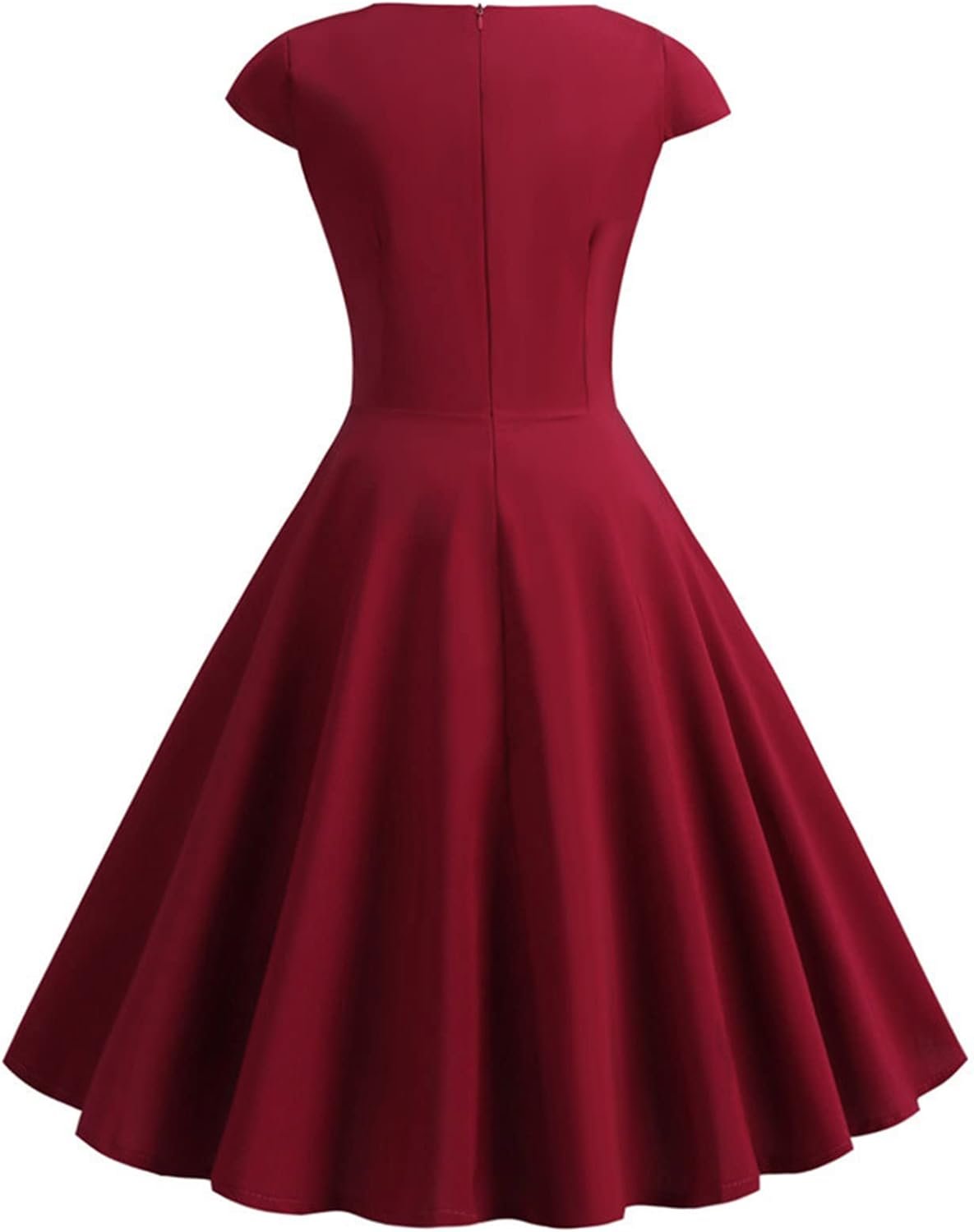 Women's Dress The Population Sexy Solid Color V-Neck Short Sleeve Dress Evening Prom Cocktail Dresses, S-2XL