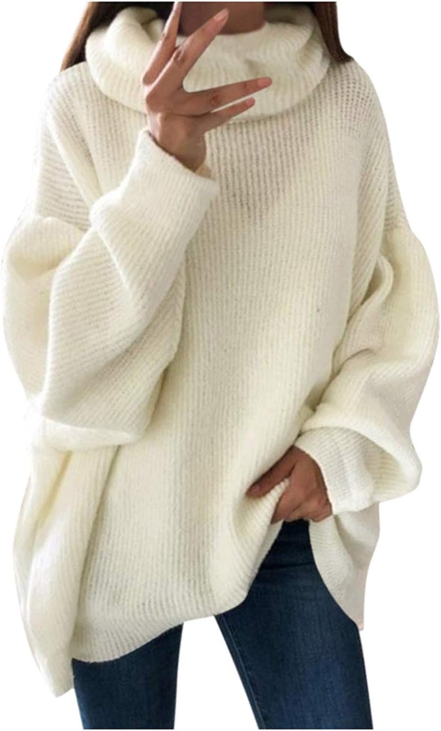 plus Size Fall Jackets for Women Women's Casual Solid Pocket Knitted O-Neck Shoulder Knitwear Sweater Fashion Top