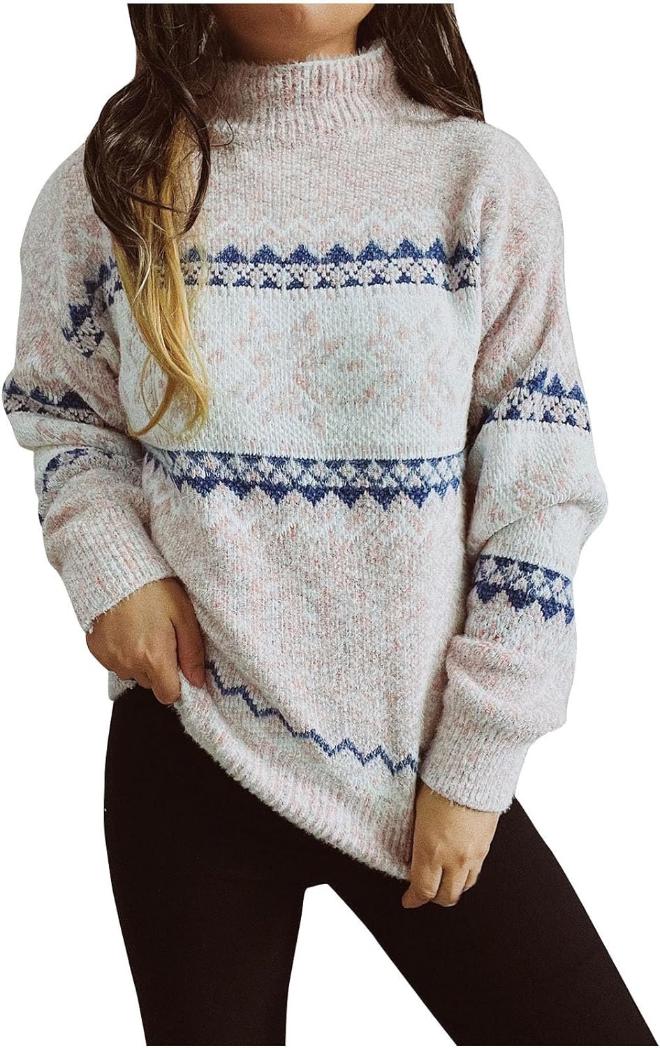 7197VQIvmSL._AC_SL1500 Women Knitwear Sweaters Thickened Long Sleeved Knitted Fall Winter Fashion 2023 Pullover Padded Lounge Crewneck Tops