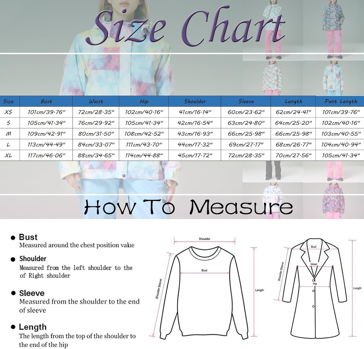 Women's Ski Suit Waterproof Women's Ski Wear Windproof Warm Adult Hardshell Climbing Wear Outdoor Ski Wear Suit