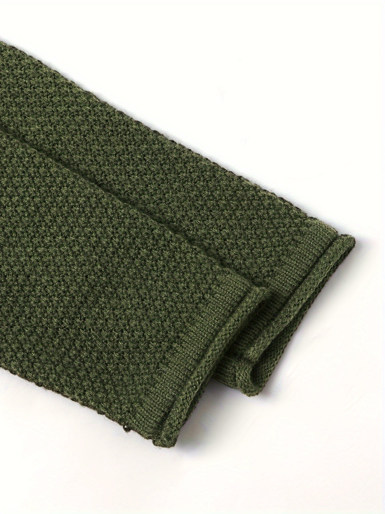 Solid Color Turtle Neck Sweater, Casual Long Sleeve Asymmetric Hem Long Length Sweater For Fall & Winter, Women's Clothing