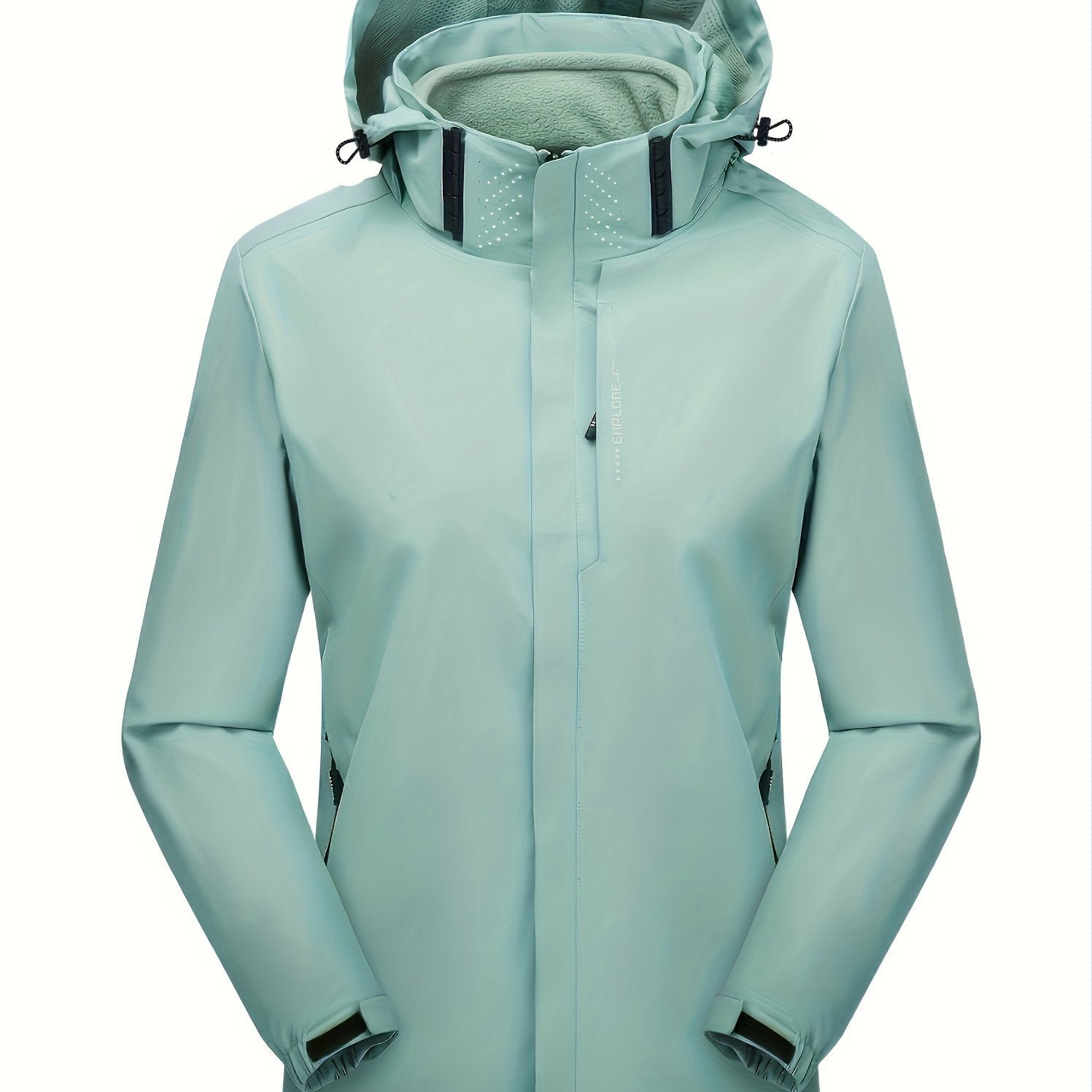 Women's 3-in-1 Outdoor Jacket - Waterproof, Windproof Hard Shell & Fleece Thermal Inner Jacket For Ultimate Warmth & Protection