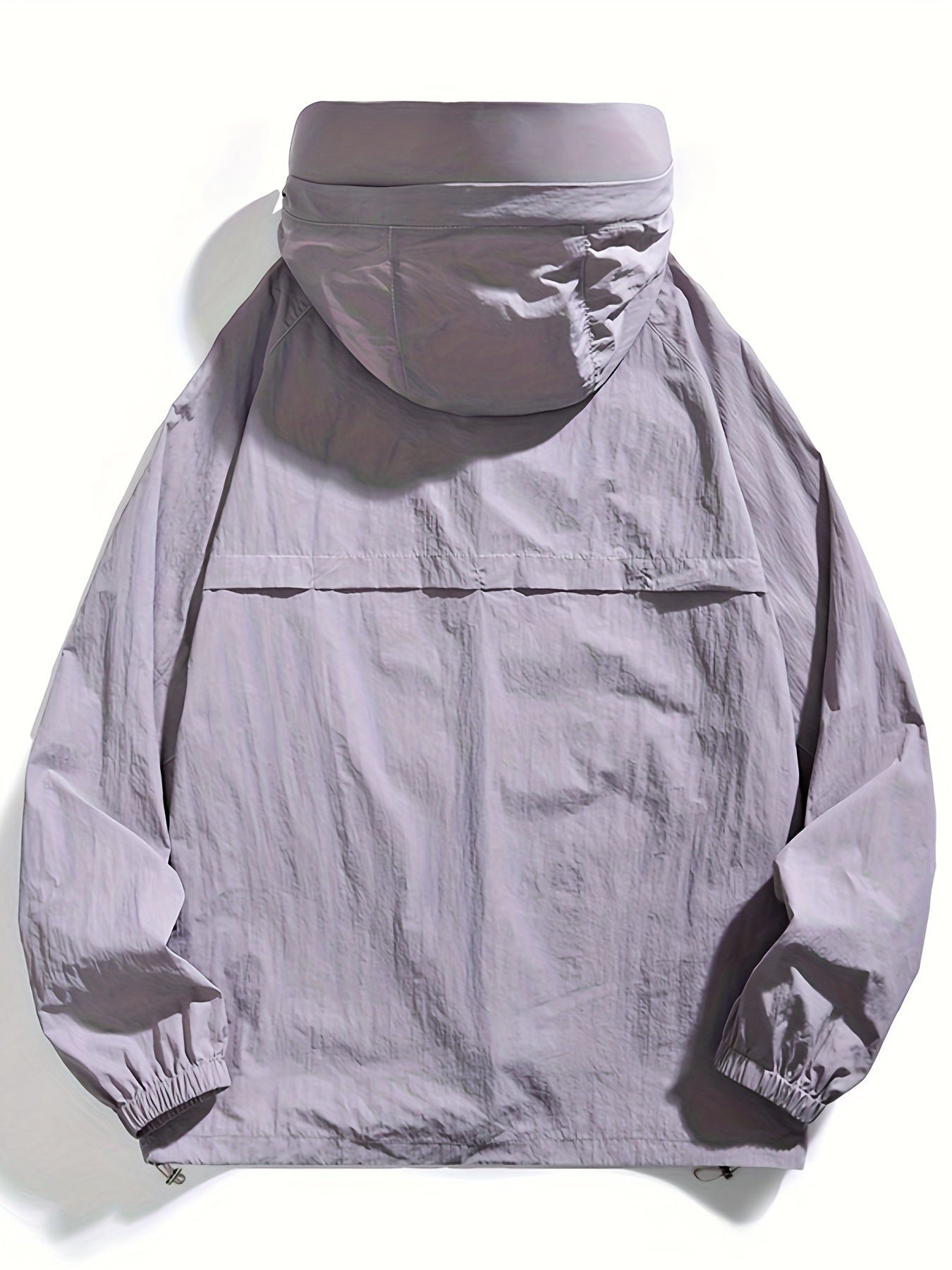 Women's Lightweight Breathable Hooded Sun Protection Jacket, Outdoor Casual Solid Color Beach Cover Up Coat