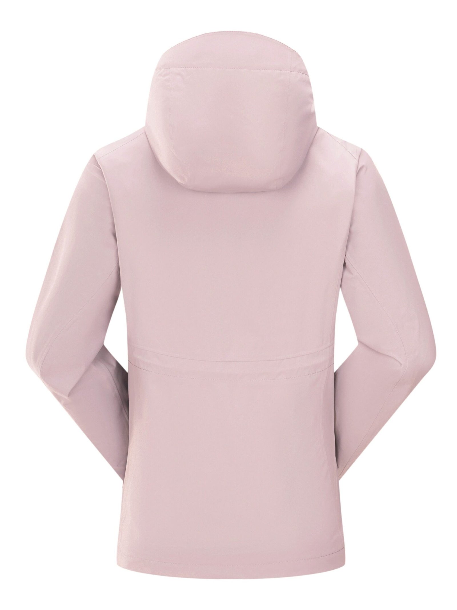 Women's Outdoor Ski Jacket, Long Sleeve Casual Winter Hooded Jacket, Waterproof & Windproof Snow Jacket