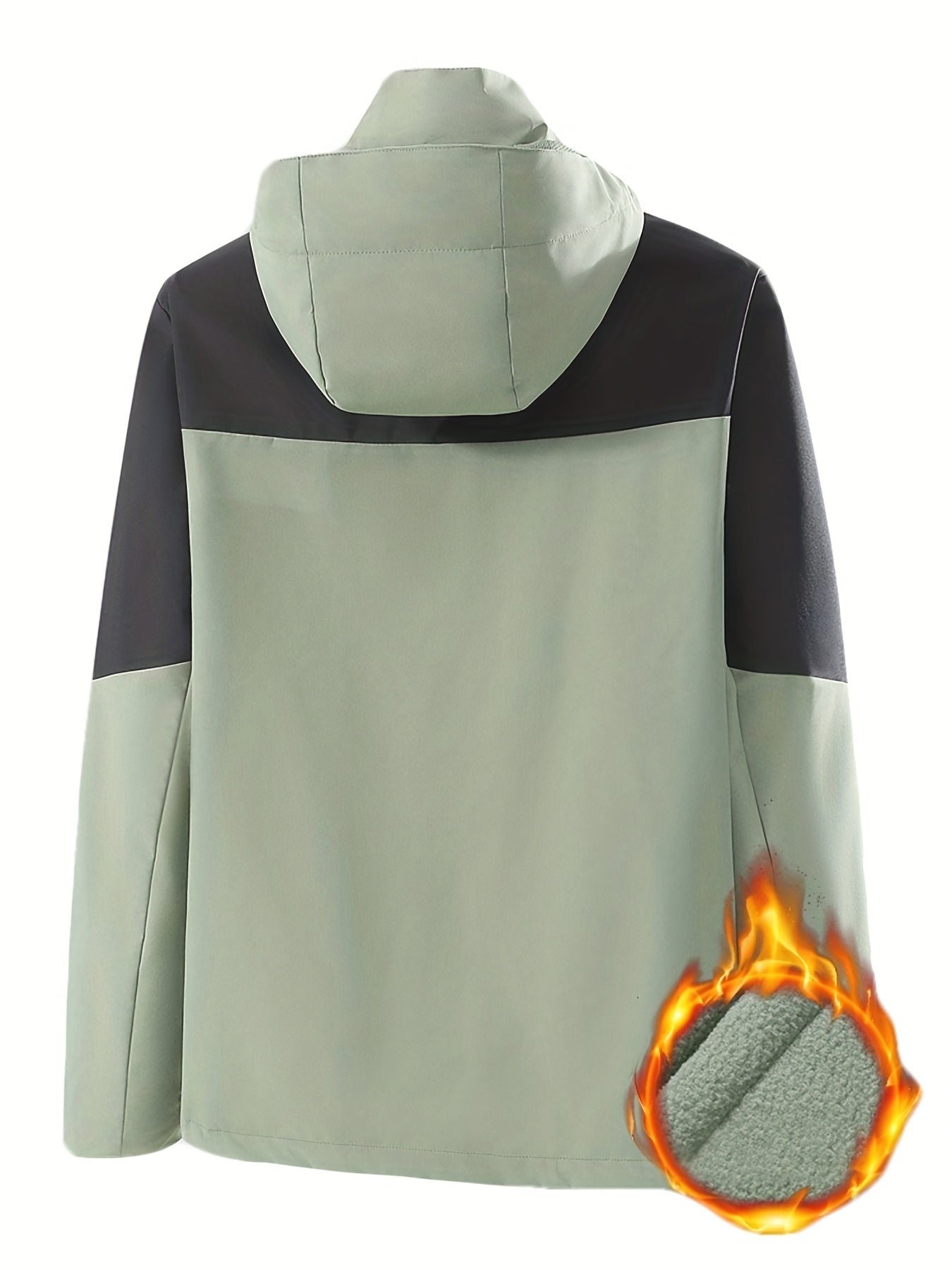 3-in-1 Color Block Warm Punch Jacket, Casual Waterproof Windproof Jacket, Removable Liner Hooded Ski Coat, Women's Outdoor Clothing