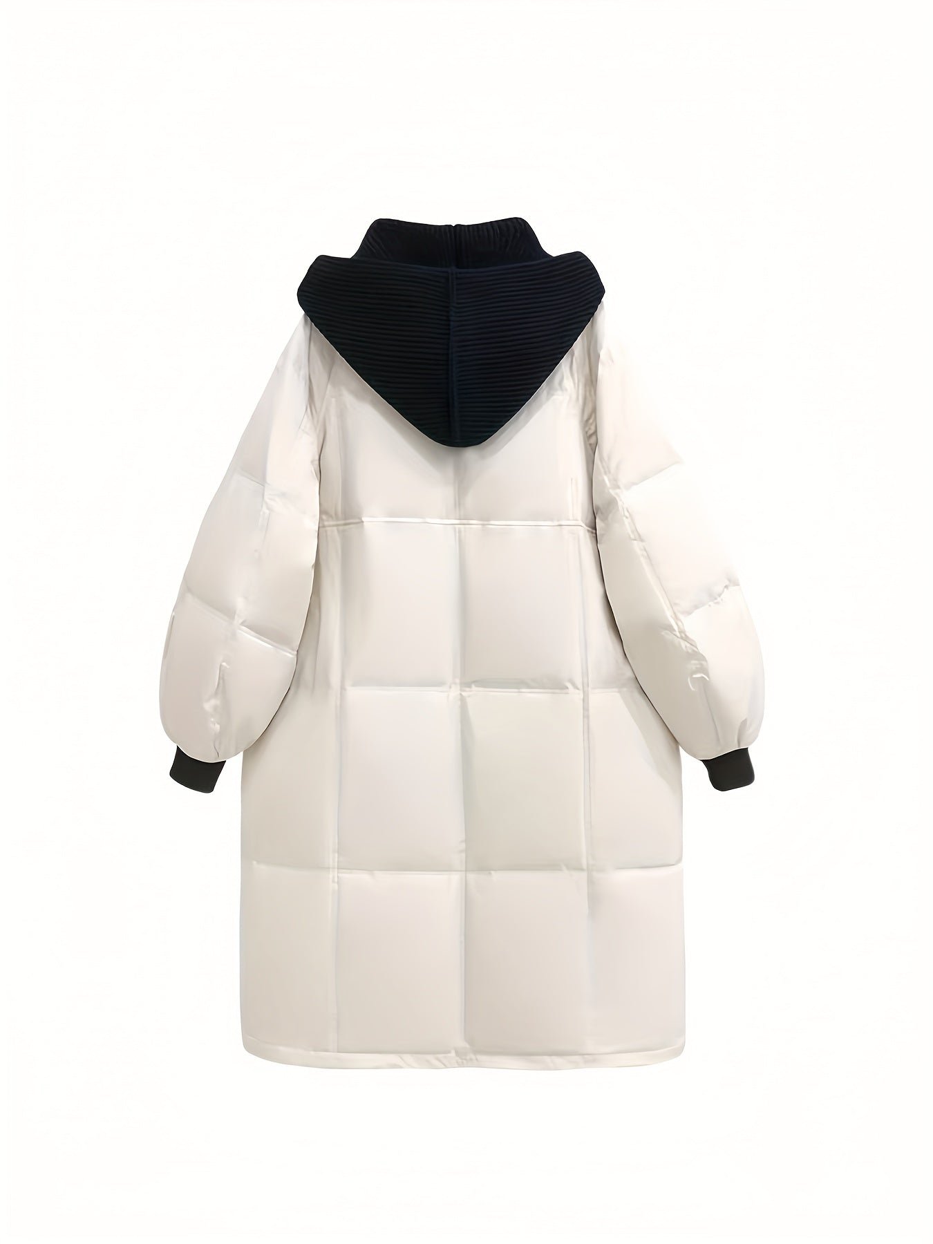 af127d5ecc6a7b6b54c8b64857dff2ad Over The Knee Long Puffer Coat, Thickened Warm Winter Hooded Jacket, Women's Clothing