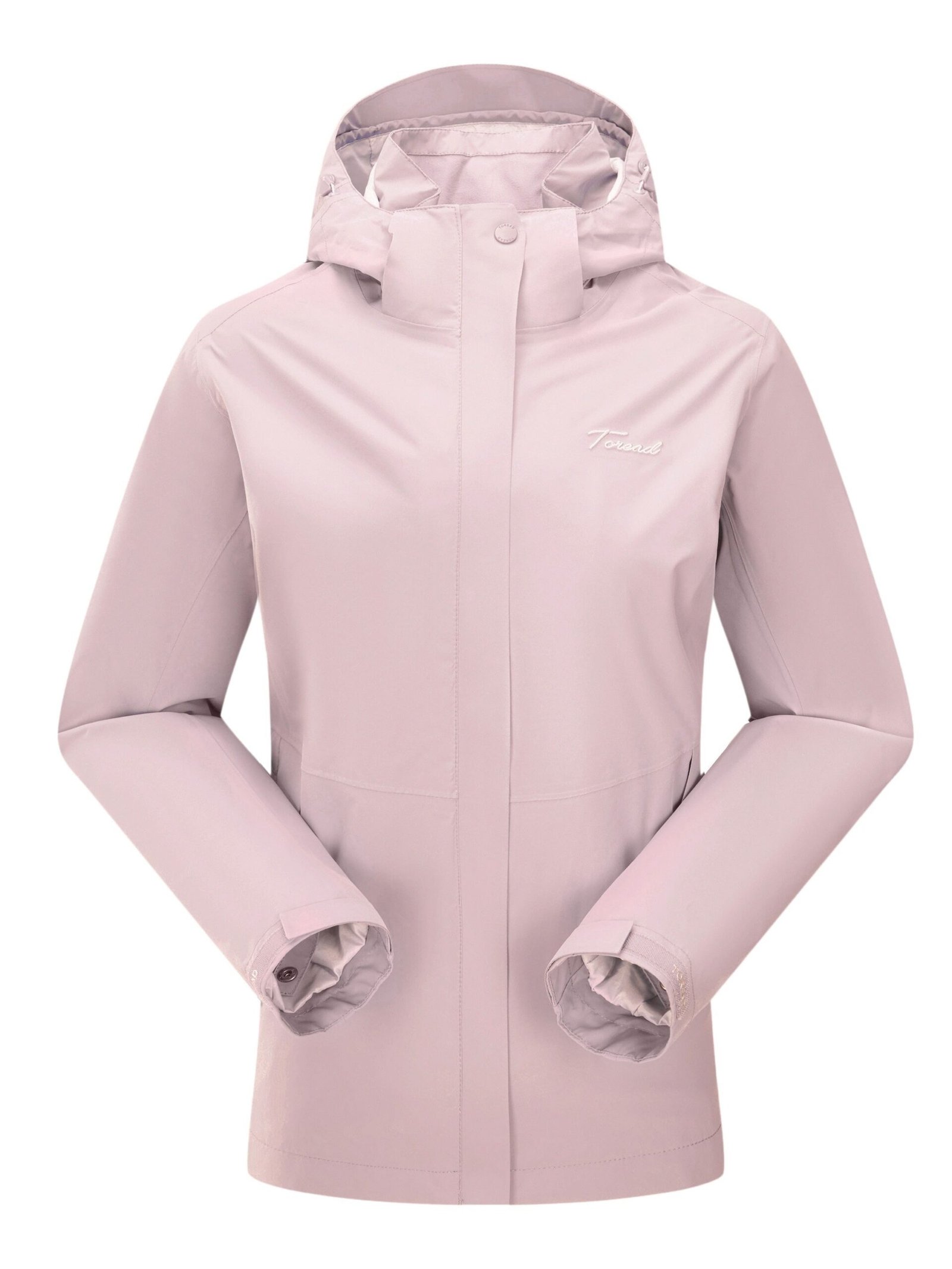 Women's Outdoor Ski Jacket, Long Sleeve Casual Winter Hooded Jacket, Waterproof & Windproof Snow Jacket